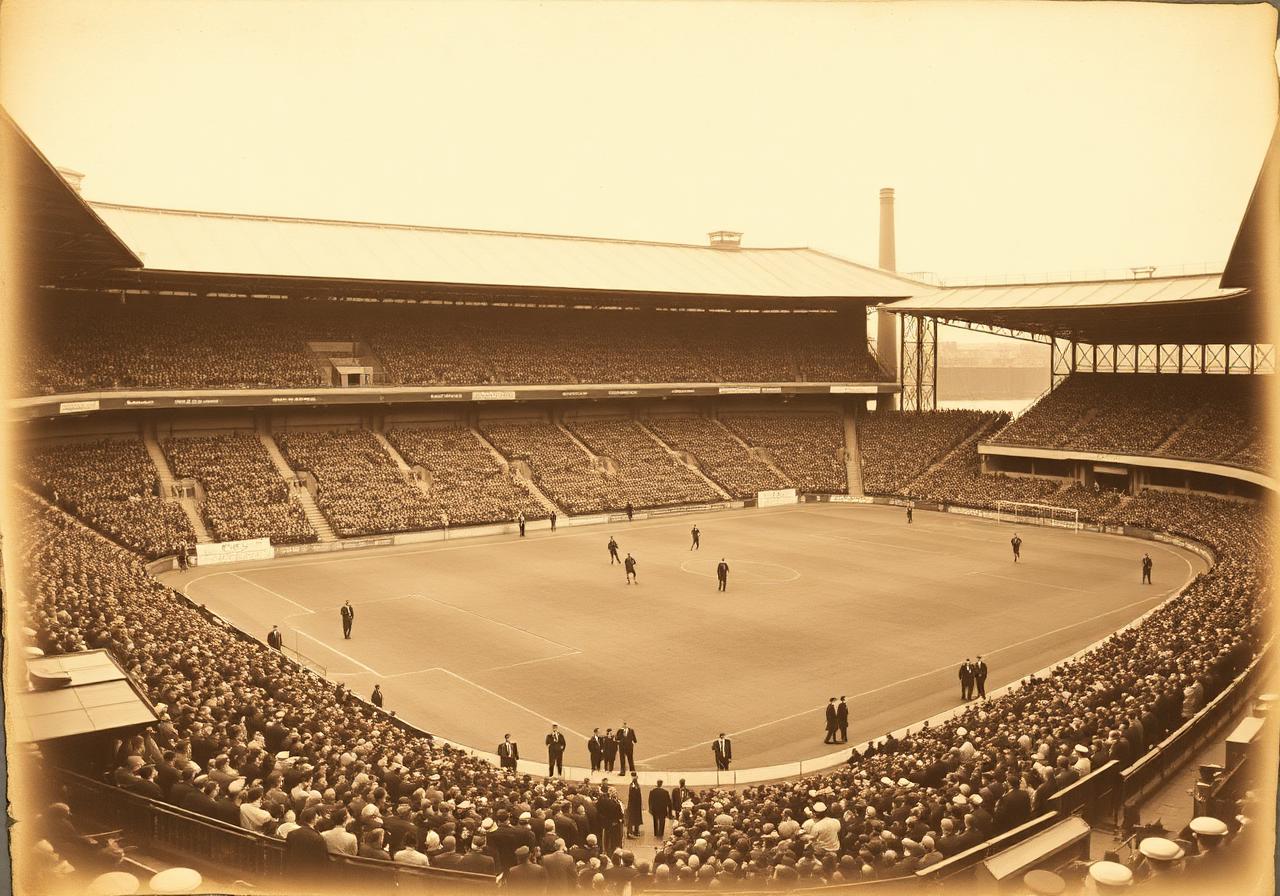Vintage photograph of St James' Park